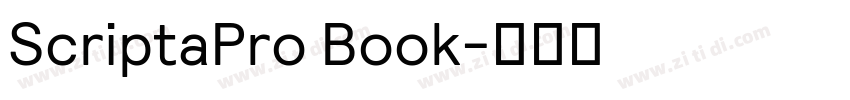 ScriptaPro Book字体转换